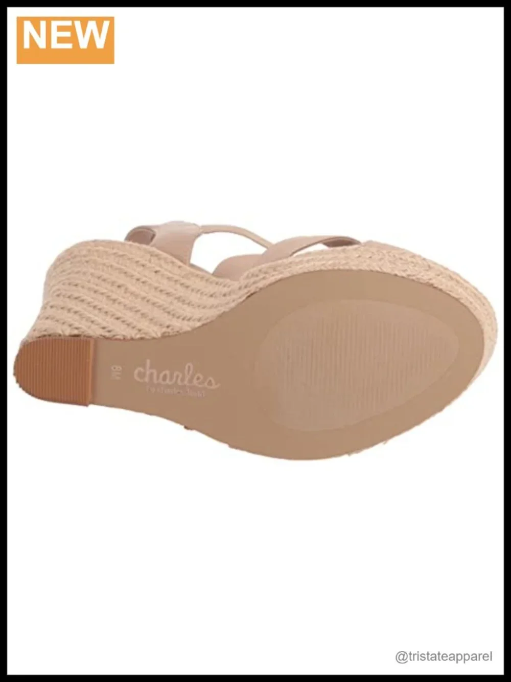 Slingback Wedge Platform Sandals Cushioned Rhinestone